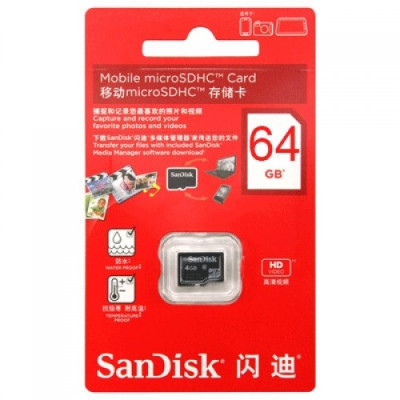Други Карти памети Карта памет Micro SD 64 GB SanDisk Class 10